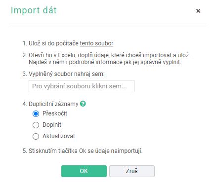 FLOWii - import dat z jiných systémů