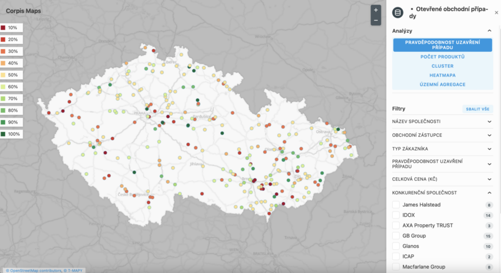 Corpis Maps - když dokážete informaci vizualizovat, tak zvyšujete efektivitu 